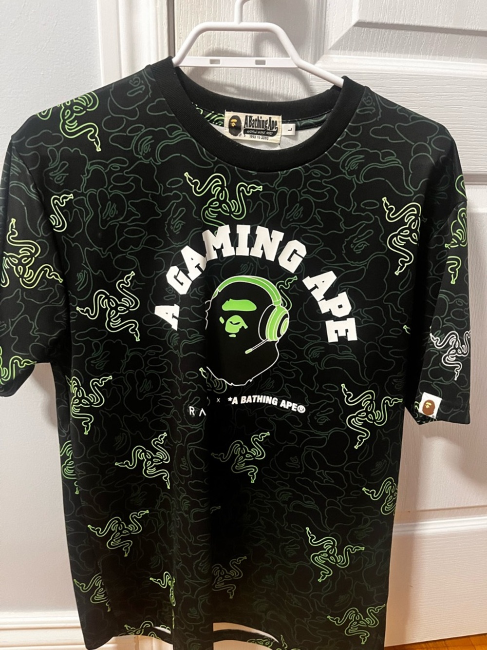 A Bathing Ape X Razer Jersey - Large